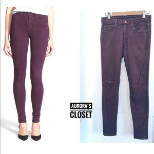 Joe's 27 The Skinny Eggplant Jeans Mid Rise $198